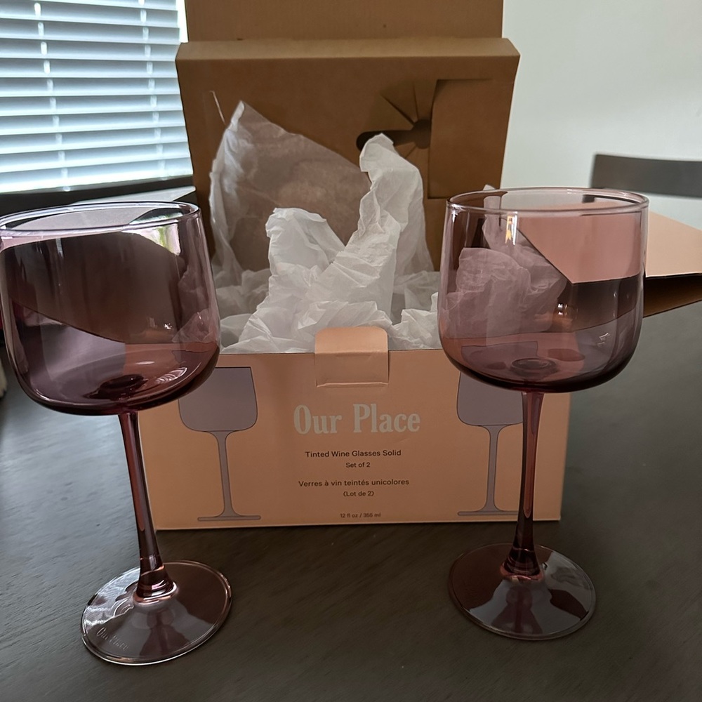 Our Place Tinted Wine Glasses